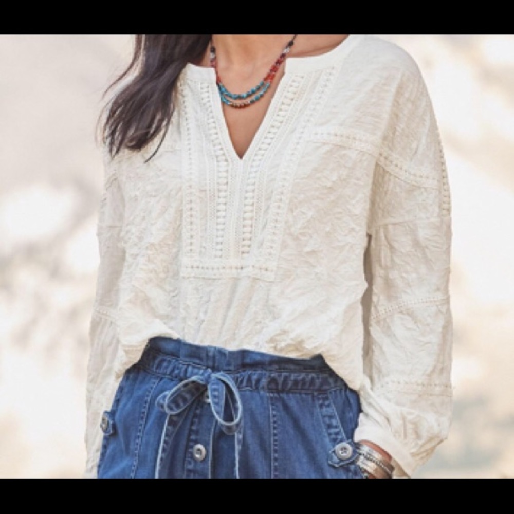 Terra Mar crinkle top from Sundance.